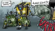 artist:bishopbb blush borderlands bt claptrap colored mech robot sex speech_bubble text titanfall x-ray // 1700x956 // 459KB