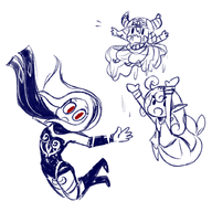 artist:aipiepo esna ever_oasis gravity_rush isuna kat seedling tethu // 900x900 // 379KB