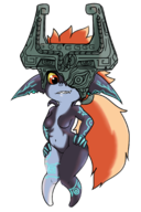 1girl artist:unknown breasts hands_on_hips imp_midna midna the_legend_of_zelda twilight_princess // 1388x2090 // 1.1MB