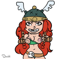 artist:dredd barbara colored flashing huge_breasts rayman_legends // 696x685 // 1.4MB