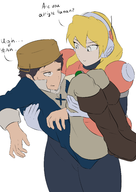 1boy 1girl alia artist:unknown donnel fire_emblem fire_emblem_awakening mega_man_(series) mega_man_x // 2480x3507 // 1003KB