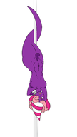 breasts colored dickgirl foreskin futanari ghost paper_mario paper_mario_the_thousand-year_door penis pole pole_dance vivian // 2160x3840 // 444KB