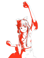 1girl artist:evilvileveil bow long_hair monochrome reimu_hakurei touhou // 660x860 // 219KB