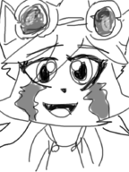 1girl artist:unknown furry goggles gunfire_reborn monochrome nona solo // 675x900 // 200KB