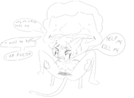 1boy 1girl anon anus crying daena furry legend_of_mana nude text // 1032x758 // 58KB