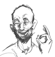 1boy happy lucas_baker monochrome ok_hand resident_evil resident_evil_7 // 532x550 // 45KB