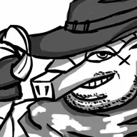 dillon dillons_rolling_western hat monochrome parody reaction_image // 512x512 // 42KB