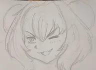 1girl artist:unknown bombergirl pine traditional_medium // 5160x3768 // 2.0MB