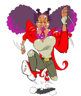 1girl artist:unknown bazz concord doodle running solo // 639x757 // 33KB