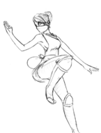 ffiii final_fantasy final_fantasy_iii job_class monochrome ninja refia // 574x758 // 110KB