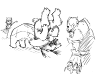 annie bear dark_child dota dota_2 league_of_legends lol lone_druid spirit_bear suplex sylla tibbers // 975x757 // 254KB