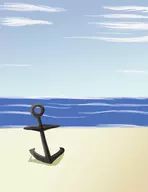 anchor artist:goseb90 background beach colored sea wip // 2550x3300 // 988KB