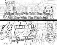 artist:bad-draw ass comic knight lumber spiral_knights text // 1200x955 // 629KB