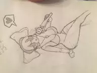 1girl bikini cleavage huge_breasts shy_gal snwwht super_mario traditional_medium vibrator // 4032x3024 // 1.7MB