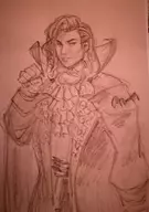 1boy artist:kujalla final_fantasy final_fantasy_xii traditional_medium vampire vayne // 2311x3298 // 2.0MB