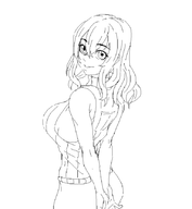 1girl artist:novam bloodstained huge_breasts miriam sweater // 765x832 // 56KB