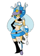 barbara colored crossover fusion mighty_switch_force patricia_wagon rayman_(series) rayman_legends ursula wayforward // 777x1094 // 188KB