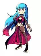 1girl artist:setz cosplay fire_emblem fire_emblem_the_blazing_blade ninian plegian_dancer // 817x1100 // 559KB