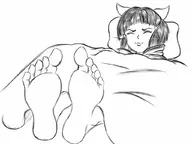 barefoot feet nia sleep xenoblade xenoblade_chronicles xenoblade_chronicles_2 // 1024x768 // 105KB