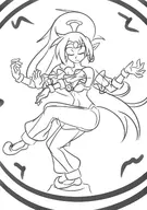 artist:angelsbestrace dancing multiple_arms shantae shantae_(series) wayforward // 1020x1447 // 390KB