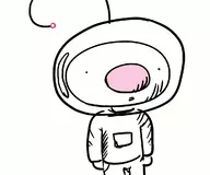 1boy colored doodle olimar pikmin // 1200x1000 // 191KB