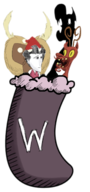 2015 christmas collab collab_2015 don't_starve sock // 700x1500 // 496KB
