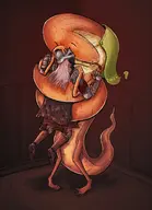 artist:desadaptado elden_ring hugging monster_girl rya snake snek zorayas // 1000x1383 // 375KB