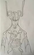1boy alternate_artstyle arch_vile doom lineart tagme traditional_medium tribal // 2234x3638 // 1.6MB