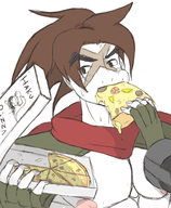bang_shishigami blazblue colored eating pizza text // 1200x1460 // 955KB