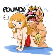 colored doggy mona sex wario warioware // 1140x1212 // 738KB