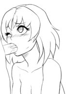 blowjob fellatio quiz_nanairo_dreams saki_omokane tatsunoko_vs_capcom topless // 870x1232 // 284KB