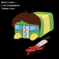 artist:mm chara charjabug colored cosplay nintendo pokemon undertale // 1000x1000 // 96KB