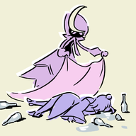 1girl alcohol artist:unknown drunk family_guy_death_pose on_floor palworld purple_hair saya selyne unconscious // 640x640 // 120KB
