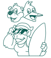 artist:kking64 banjo banjo-kazooie donkey_kong_(series) donkey_kong_country funky_kong kazooie monochrome // 520x590 // 89KB
