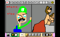 1girl 2boys artist:unknown crying luigi mario mario_paint netorare princess_daisy sex super_mario text // 1440x900 // 15KB