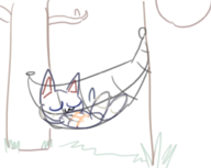 1boy animal_crossing artist:unknown hammock punchy sleeping // 978x780 // 243KB