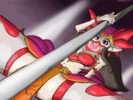 1girl alternate_costume artist:georgezero colored paladins pole poledance ying // 1000x750 // 948KB