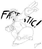 1boy artist:diskette camera crown dead_rising frank_west lineart skateboard // 1310x1500 // 477KB