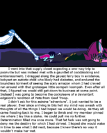 1girl 2boys artist:unknown ass ass_up colored comic deltarune grabbing kris lancer leg_grab on_ground simp susie text // 640x800 // 21KB