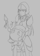 artist:scribe bandana_waddle_dee crossover fire_emblem fire_emblem_radiant_dawn kirby_(series) nephenee waddle_dee // 868x1200 // 305KB