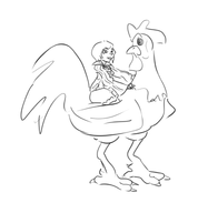 animaniacs chicken chicken_boo crossover maria_torres trauma_center trauma_center_(series) trauma_team // 1200x1298 // 223KB