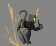 1girl anthro artist:unknown ass bent_over colored furry google google_game huge_ass momo panties robe spell tail_upskirt upskirt // 814x669 // 164KB