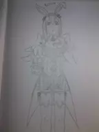 1girl artist:shock1ng_blue bunny_ears catria effie fire_emblem fire_emblem_fates outfit_swap spring_catria text traditional_medium // 960x1280 // 169KB