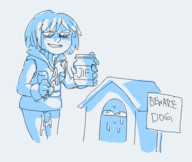 1girl artist:grey dog_house heather_mason peanut_butter silent_hill text // 604x510 // 16KB