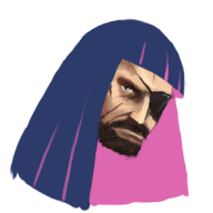big_boss colored crossover metal_gear_solid panty_&_stocking_with_garterbelt stocking_(panty_&_stocking_with_garterbelt) // 858x858 // 251KB