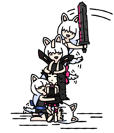 5girls artist:unknown heavyblade_rabbit rabbit_and_steel sword tassha // 612x717 // 137KB