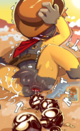 1boy anal_beads anus artist:goatboydraws ass balls bloons bloons_td_6 blush colored desperado masturbation monkey penis reference sex_toy spread_legs tail // 1028x1689 // 1.3MB