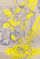 1boy artist:unknown asgore traditional_medium undertale watering watering_can // 1280x1882 // 951KB