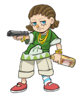 animal_crossing artist:bishopbb colored gangster gun villager // 692x838 // 209KB