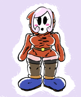 1girl colored hoodie shortstack shy_gal super_mario wide_hips // 1254x1500 // 330KB